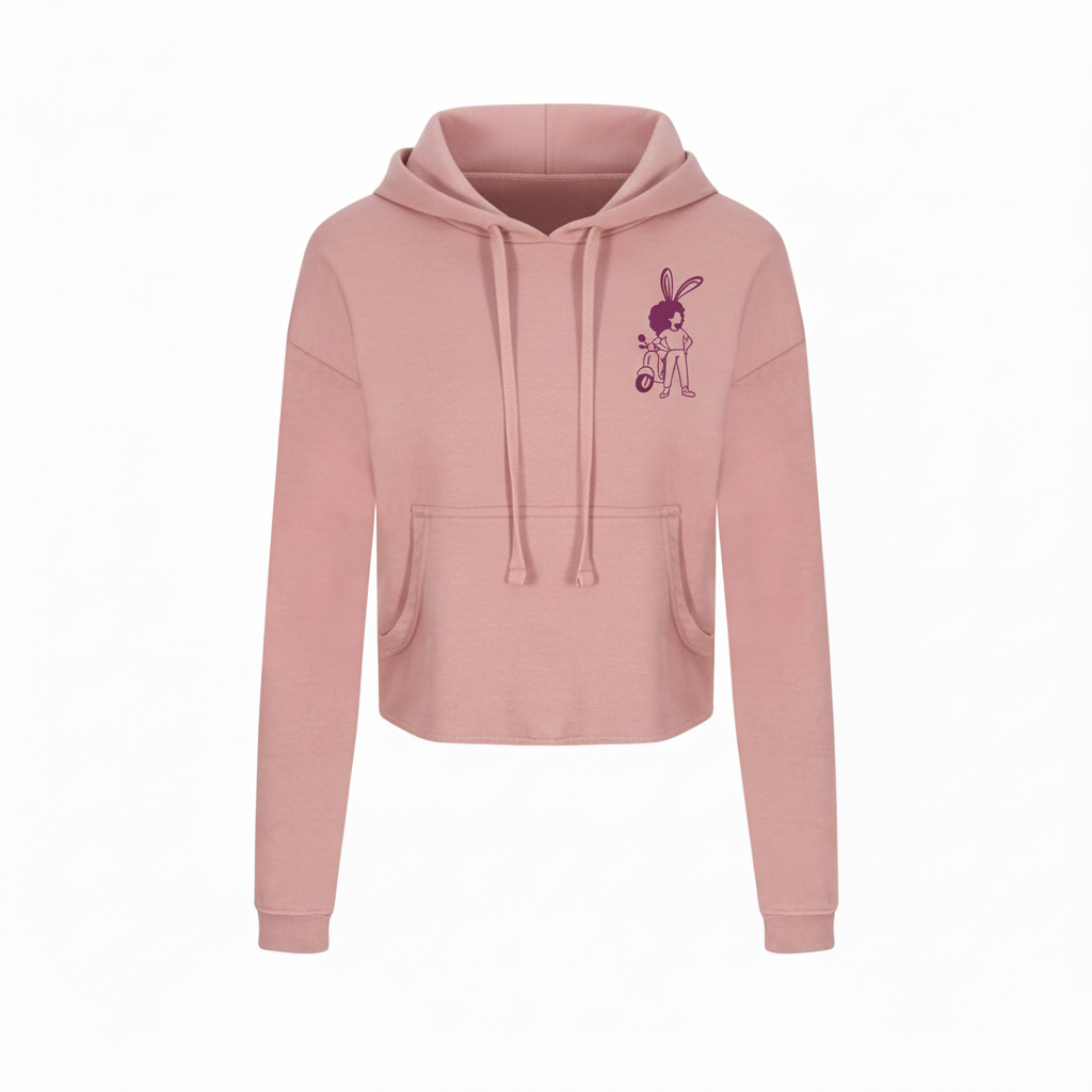 Luna & Benny Scoot Crop Hoodie