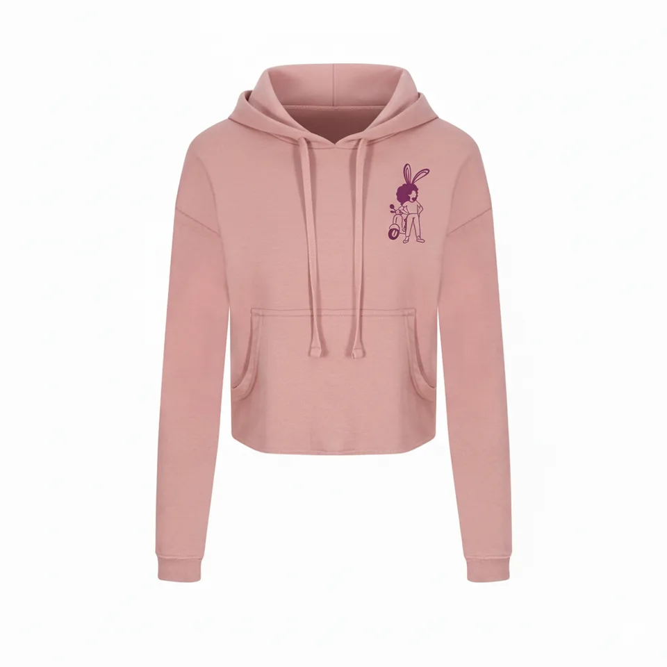 Luna & Benny Scoot Crop Hoodie