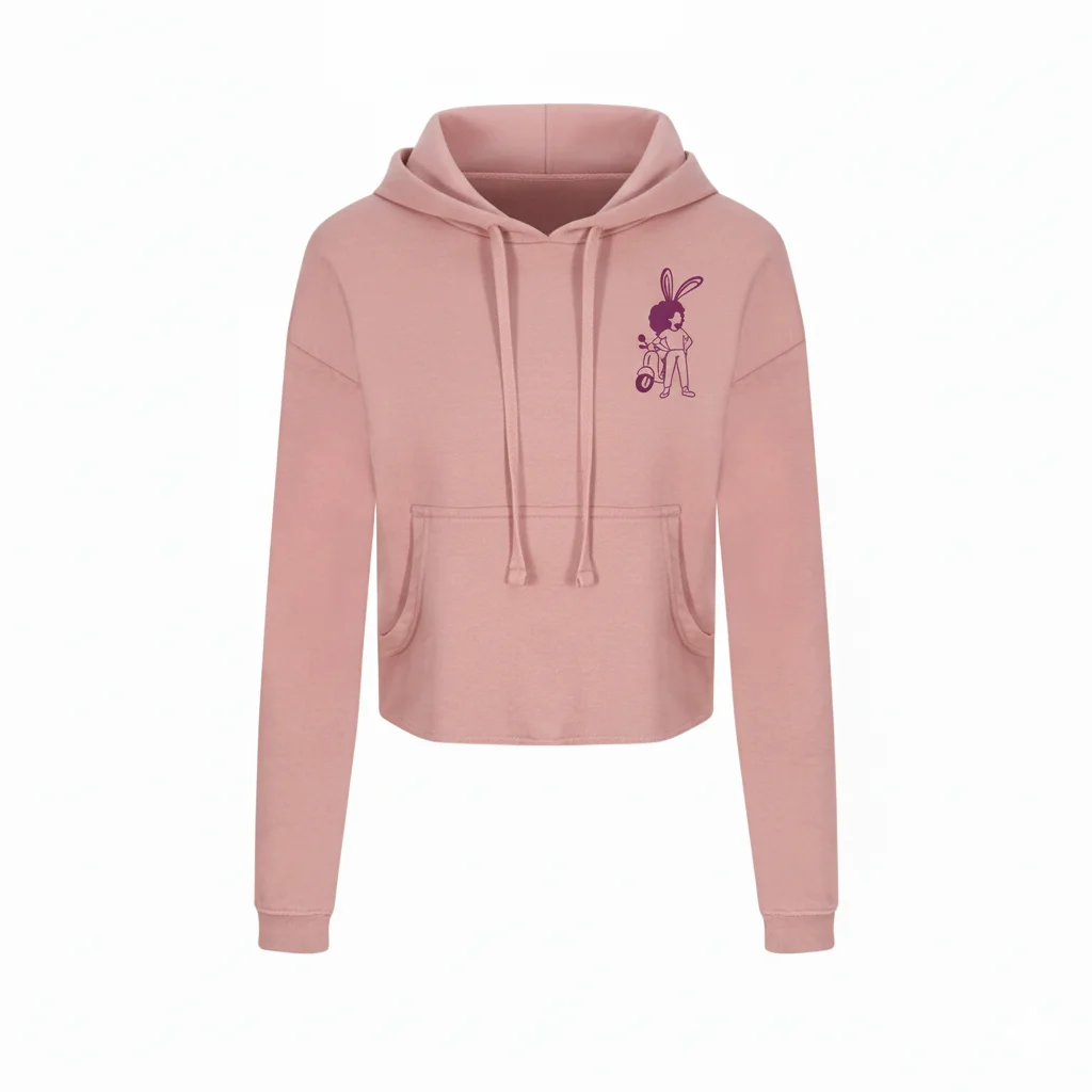 Luna & Benny Scoot Crop Hoodie